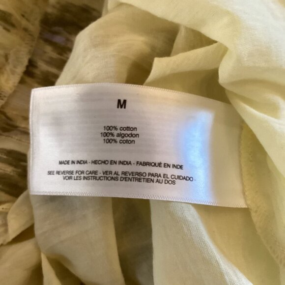 Sam Edelman Rainey Ruffle Mini Dress Size Medium Boho Puff Sleeve - Picture 4 of 9